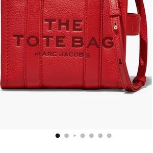 Marc Jacobs Vibrant Red Tote Bag